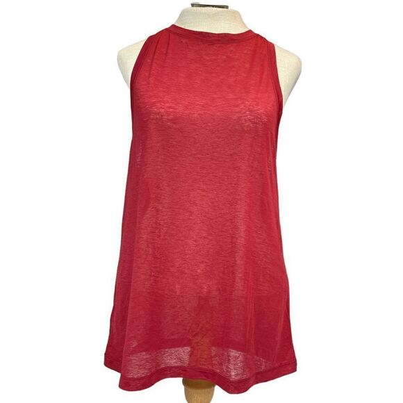 𝅺LORNA Jane NWT Superfine Active Muscle Tank Top in Dark Red Size Medium - Picture 6 of 16